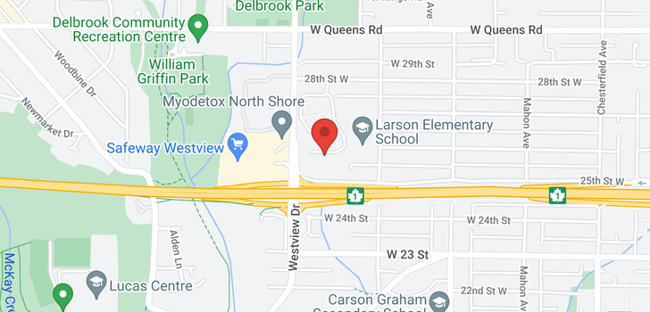 map of 402 555 W 28TH STREET